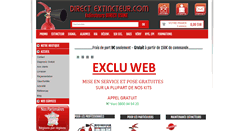 Desktop Screenshot of directextincteur.com