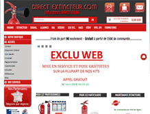 Tablet Screenshot of directextincteur.com